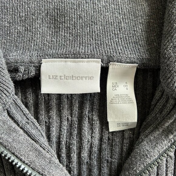 Liz Claiborne Women's Zip Up Sweater Size Small - Picture 5 of 9